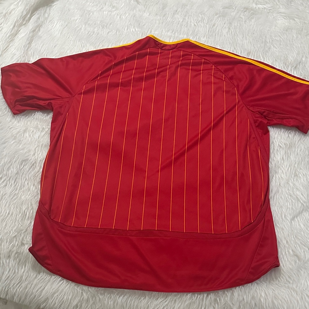 Adidas Red and Yellow Men's Jersey - Picture 8 of 10